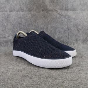 Cat & Jack Shoes Kids 4 Sneaker Slip On Knit Casual Fashion Comfort Navy Sparkle